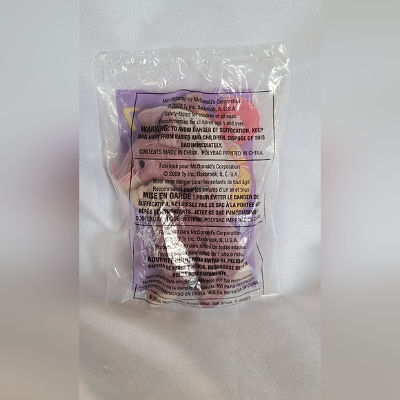 Springy the Lavendar Bunny - TY Teenie Beanie  Baby - Picture 3 of 9